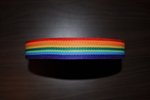 Gurtband 25 mm Regenbogenfarben