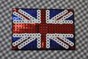 Bügelbild Pailetten Flagge Great Britain