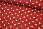 Baumwolle Big Dots by Poppy rot 004