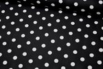 Baumwolle Big Dots by Poppy schwarz 001