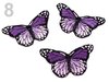 Applikation/Bügelbild Schmetterling Violett