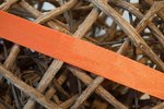 Satin Schrägband gefalzt 20 mm orange