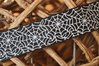 Ripsband Spinnennetz schwarz/weiß
