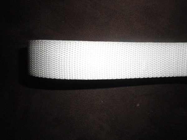 Gurtband 30 mm Weiß