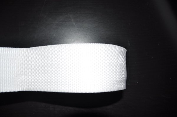 Gurtband 50 mm weiß