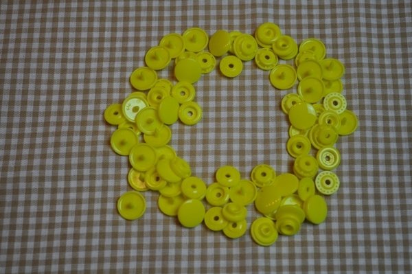 20 Baby Snaps T5 Farbe B7 Citrus yellow