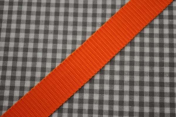 Gurtband 15 mm orange