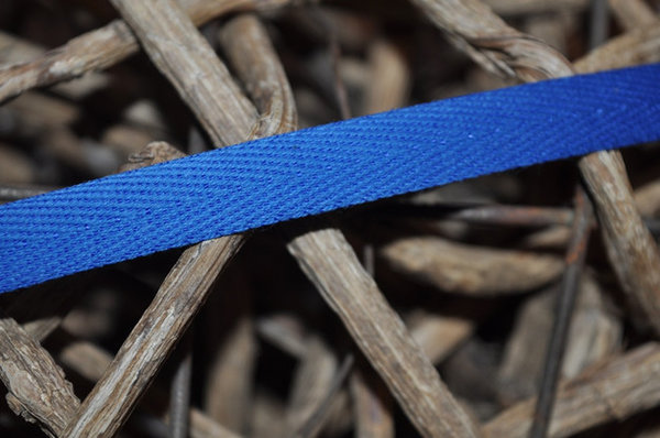 Köperband blau 10mm