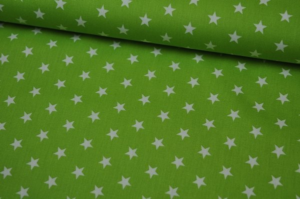 Baumwolle Petit Stars by Poppy lime 008