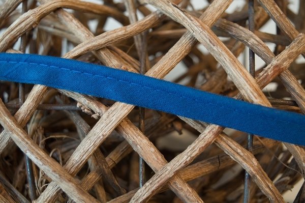 Paspelband baumwolle 12mm blau