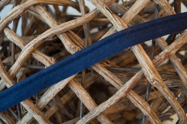 Paspelband baumwolle 12mm dunkelblau