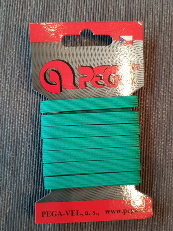 5m gummiband grün 0,7cm