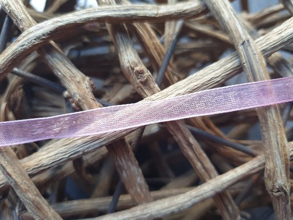 Organzaband 6 mm rosa