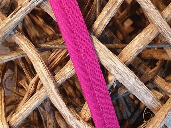 Paspelband baumwolle 12mm dunkel pink
