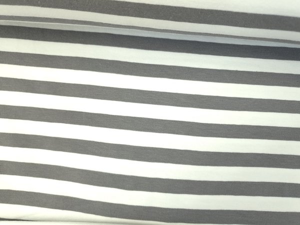 Jersey Stripes pastell grauweiß